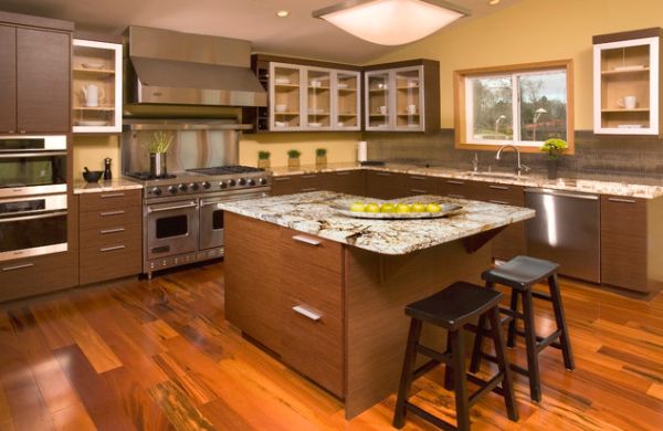 Asian Inspired Kitchen Cabinets