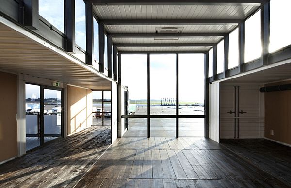 Spacious and well-lit rooms make up the container homes