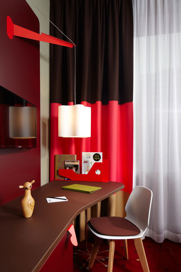 bold red room design