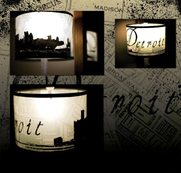 Awesome city scape lampshade