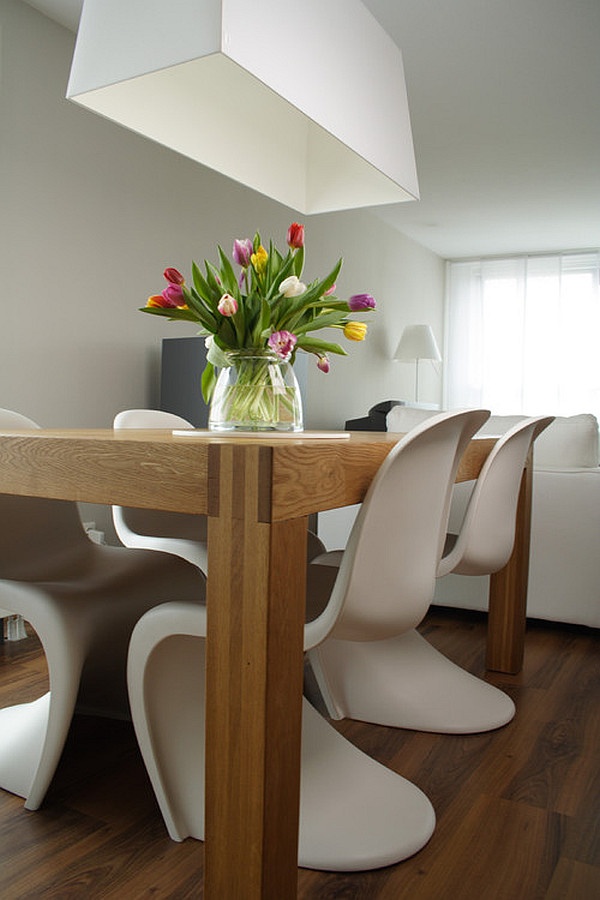 Contemporary dining room in a New York loft