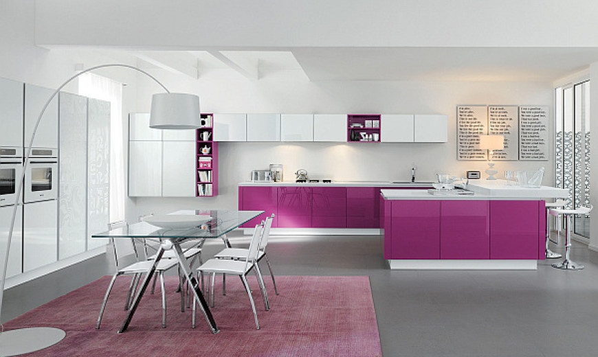 Purple Finishes For Kitchens With Style 