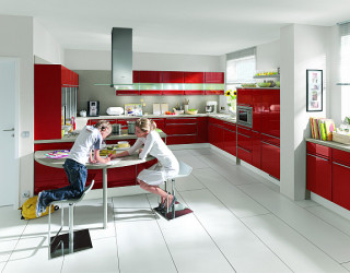 Hot Red For Kitchens With Attitude