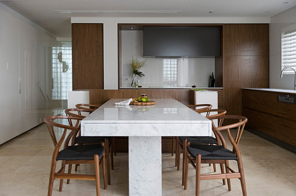 marble dining table