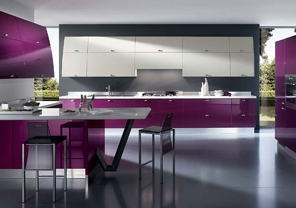 Purple Kitchen Designs, Pictures and Inspiration