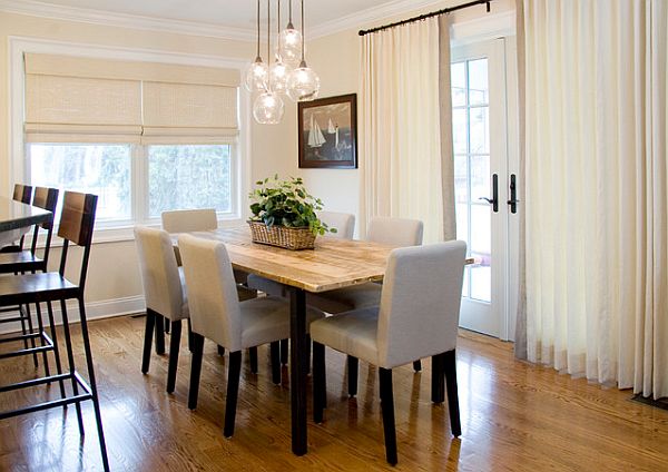 Modern lighting fixture for a stylish dining room