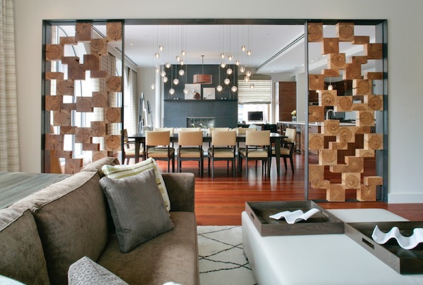 room divider cork wall