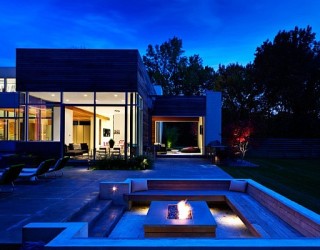 Contemporary Home in Ohio With Bright, Bold Interiors