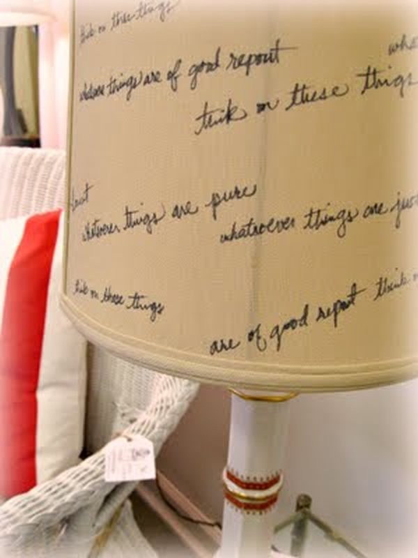 sharpie lampshade