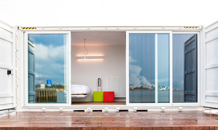 Sleeping Around Shipping Container Hotel: Always on the Move!