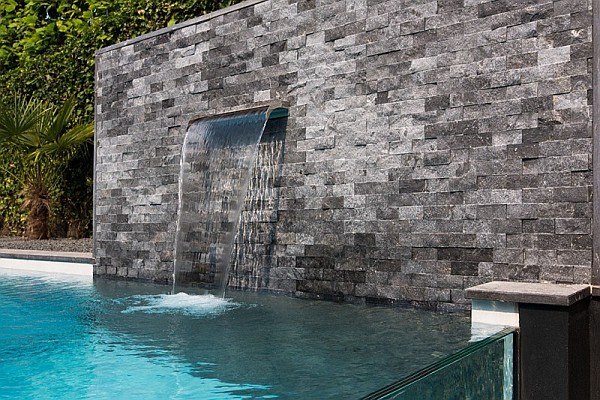 stone furnished pool