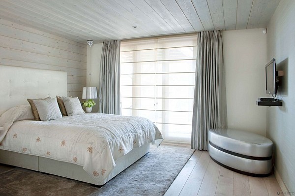 white themed bedroom