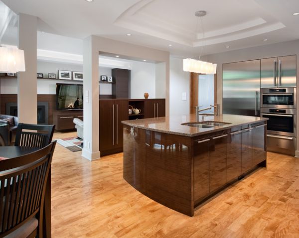 white kitchen ceiling design with cove lighting