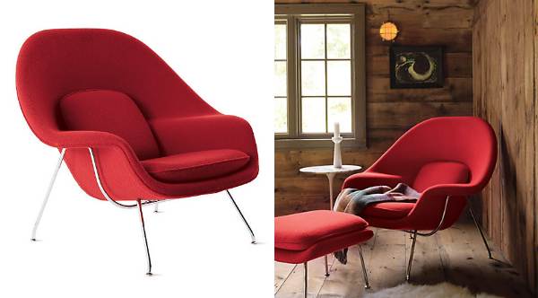 Eero Saarinen womb chair