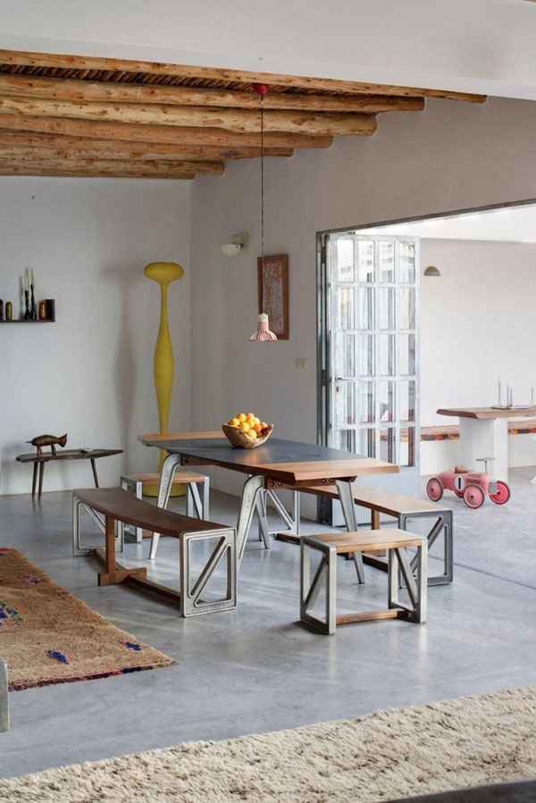 Exposed beams in modern residences (6)