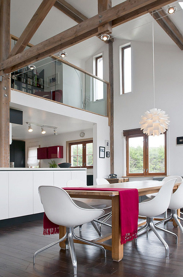 Homes With Exposed Wooden Beams Are Simply Charming