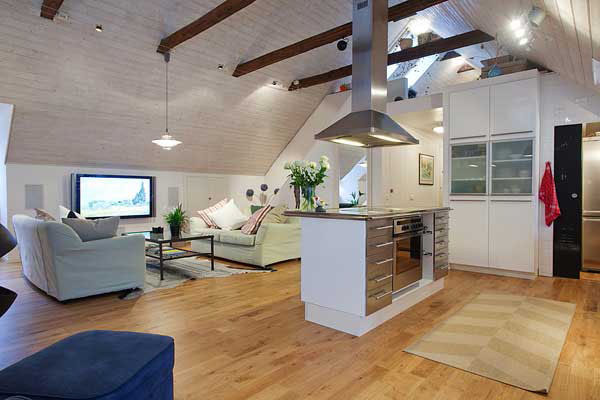 Exposed beams in modern residences (8)