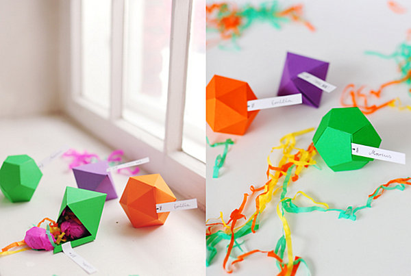 Geometric favor boxes