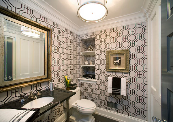 20 Eye-Catching Wallpapered Rooms