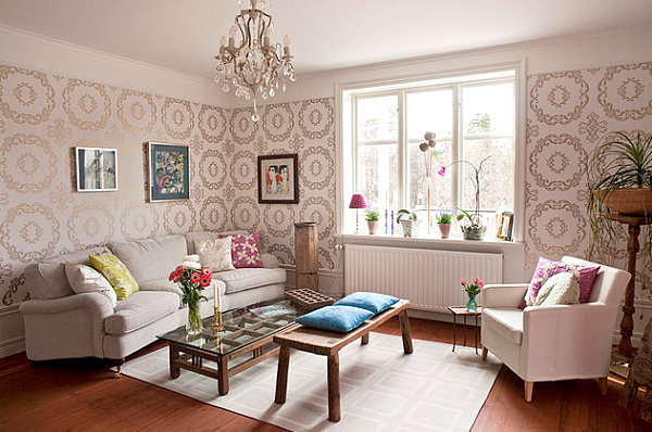 20 Eye-Catching Wallpapered Rooms