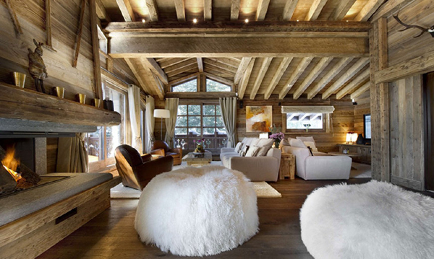 Romantic Winter Chalet in Courchevel Charms With Its Timeless Luxury