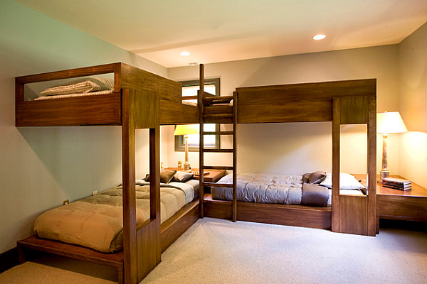 Loft beds for a Lake Michigan retreat