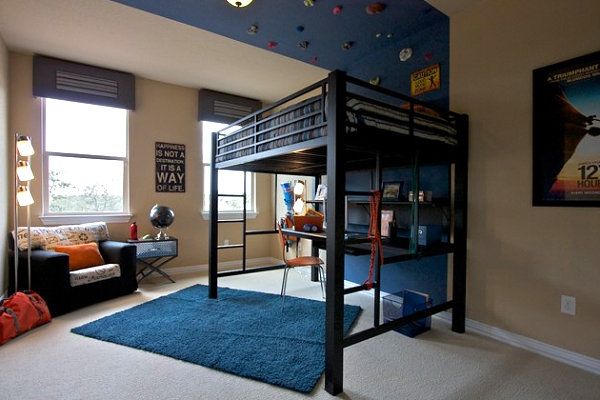 Loft beds maximize space