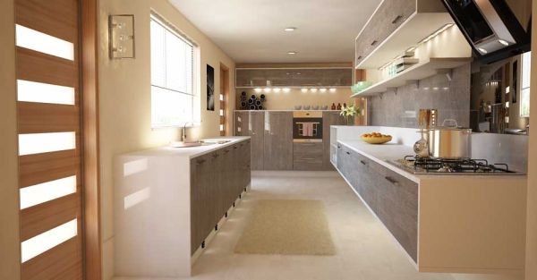 Lovely kitchen in earthly tones