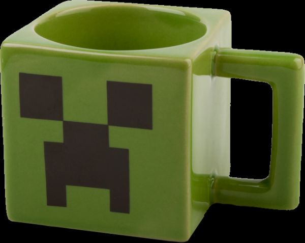 Minecraft Creeper Face Square Coffee Mug