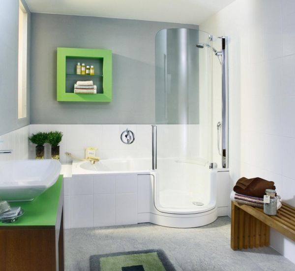 Modern kids bathroom custom crafted for the space