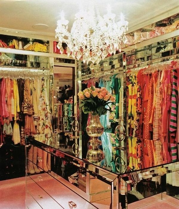 The famous Paris Hilton's closet.