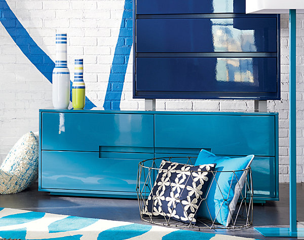 Shades of blue from CB2