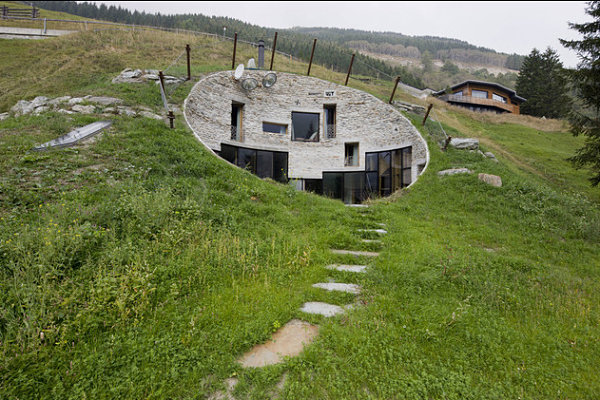 Underground holiday retreat