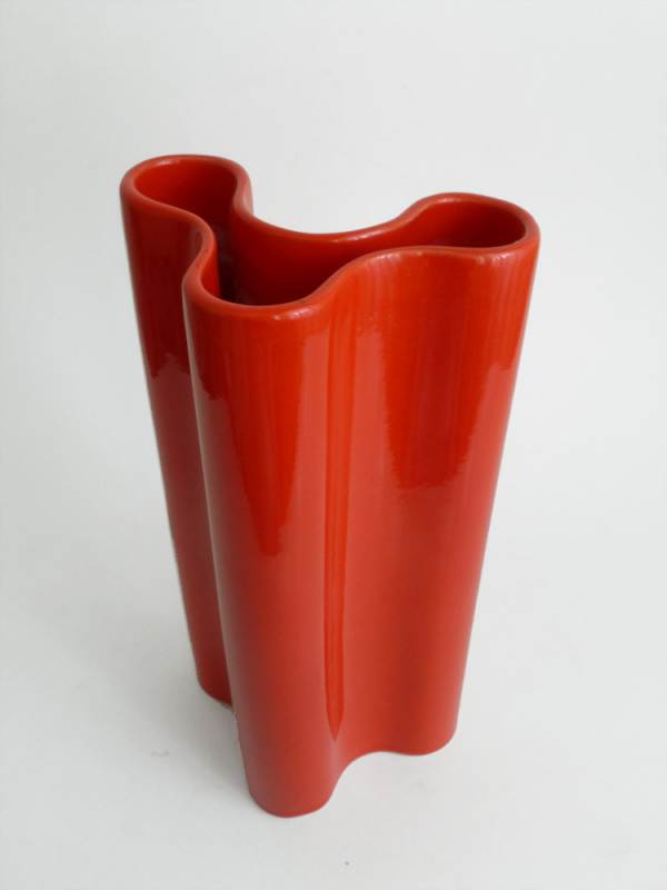 Vintage red vase