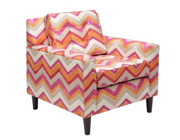 Vivid chevron chair