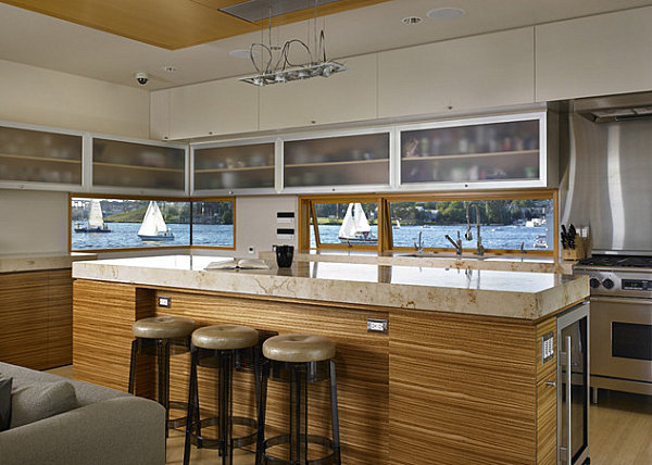 Floating house kitchen