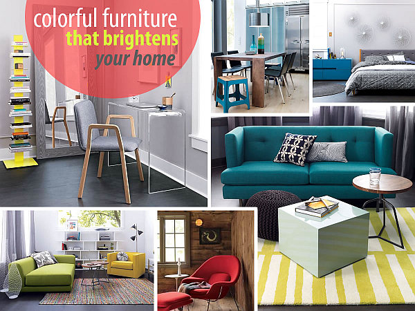 colorful furniture for bright rooms
