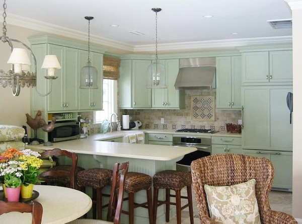 colorful kitchen cabinets pastel