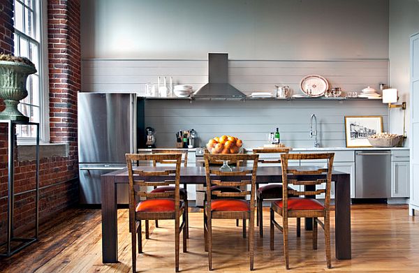 colorful renovated kitchen