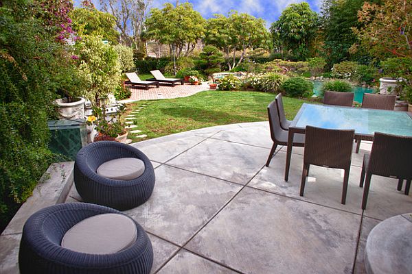 concrete patio flooring