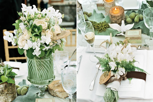 home wedding table decor idea