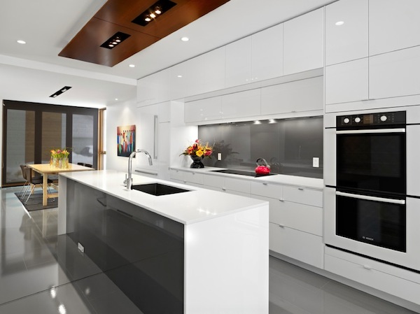 kitchen details sleek cabinetry