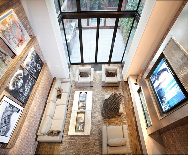 luxury NYC home - living room