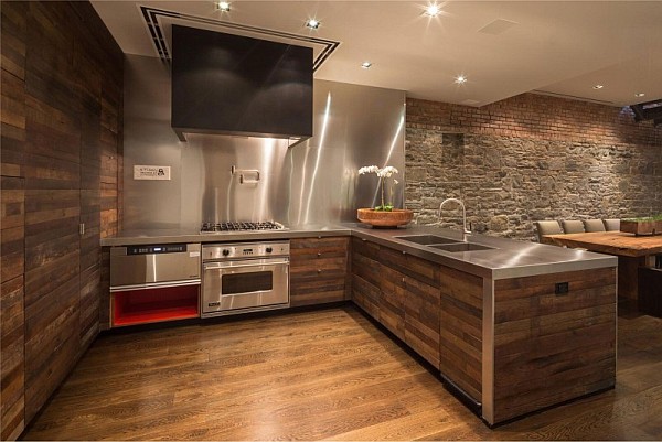luxury NYC home - modern kitchen decor
