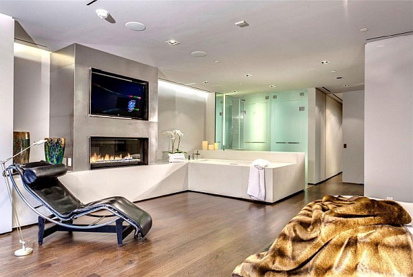 luxury NYC home - ultra modern bedroom