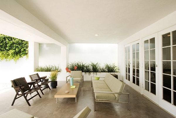 Polished stained concrete flooring for your patio