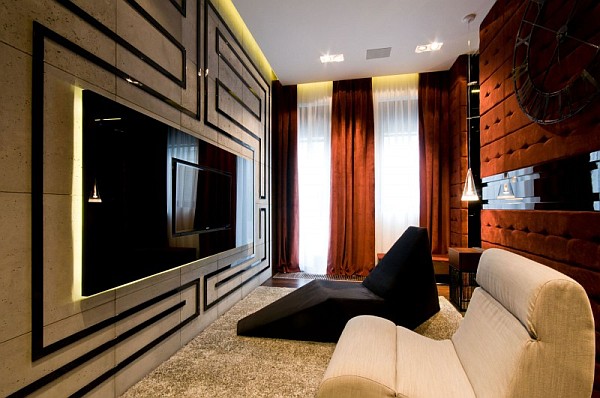 stunning media room