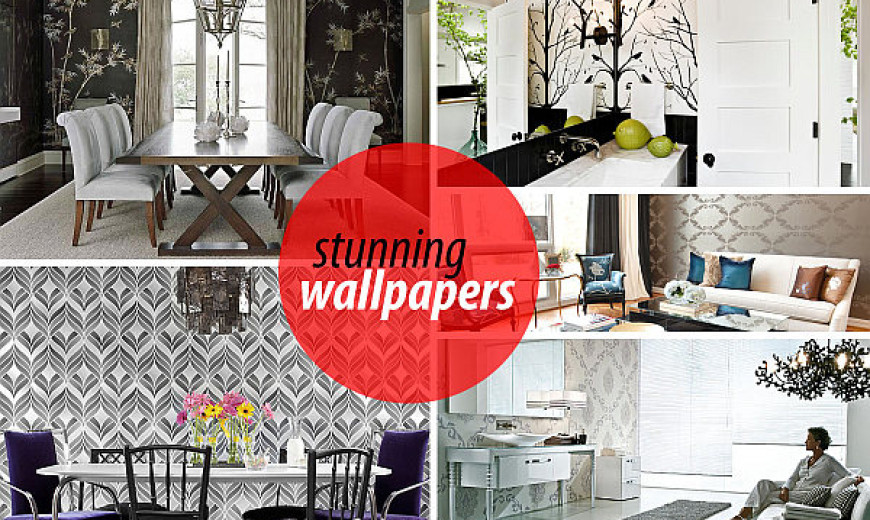 20 Eye-Catching Wallpapered Rooms