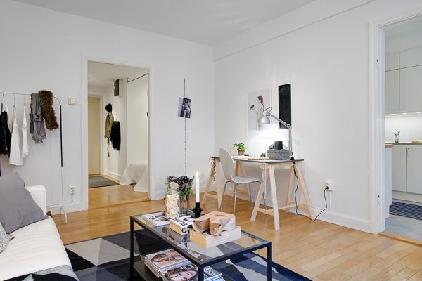 swedish interior design - small apartment