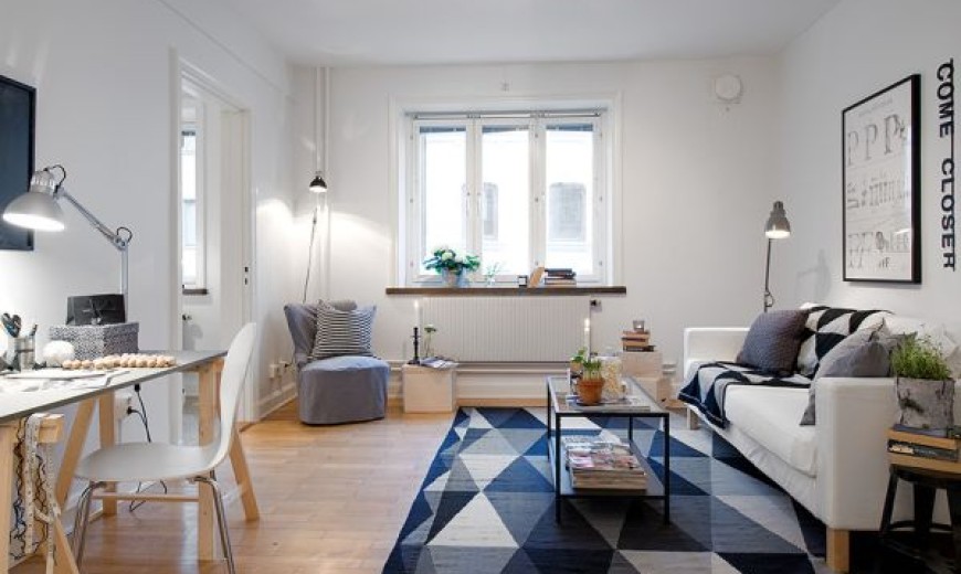 Tiny Swedish Apartment Showcases How to Decorate Small Living Spaces with Style